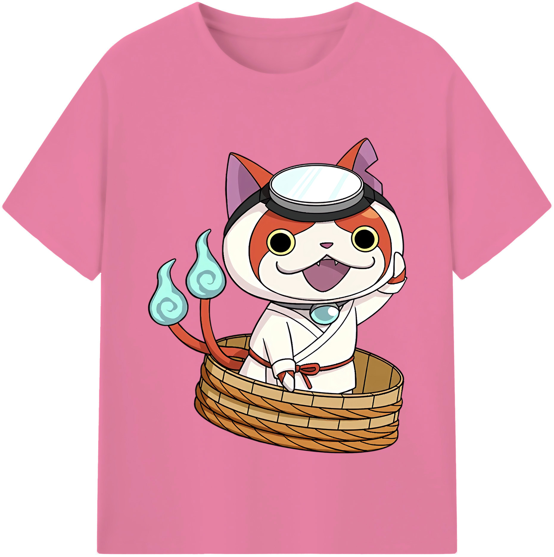 （画像用） 妖怪ウォッチ Yo-kai Watch 綿100％半袖Tシャツ（フロントプリント）